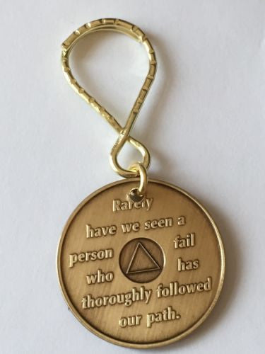 AA Founders Key Chain Tag Medallion Chip Bill W Dr Bob – RecoveryChip