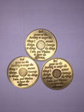 AA Alcoholics Anonymous Medallion Chip Set 3 6 9 Months Coin Coins 90 Days - RecoveryChip