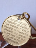 Praying Hands Serenity Prayer Key Chain Keytag AA Chip Medallion NA Recovery - RecoveryChip