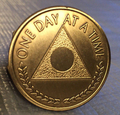 Lot of 35 Al-Anon Bronze Recovery Medallion Coin Bronze Plain Center Alanon - RecoveryChip