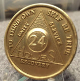 Serenity Prayer Bronze Medallion AA Alcoholics Anonymous Chip Coin Recovery Qt 1 - RecoveryChip