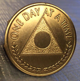 Lot of 20 Al-Anon Bronze Recovery Medallion Coin Bronze Plain Center Alanon - RecoveryChip