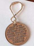 Our Of The Ashes Renewal Growth Serenity Prayer Key Chain AA Medallion Chip Tag - RecoveryChip