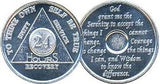 25 Alcoholics Anonymous AA 24 Hours Desire Chip Medallion Aluminum Chips 24hrs - RecoveryChip