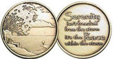 Serenity Lake Peace Within The Storm Bronze Medallion Chip Coin - RecoveryChip