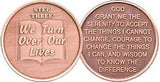 Step 3 Copper Twelve Step Medallion AA NA Recovery 12 Steps Serenity Prayer Chip - RecoveryChip