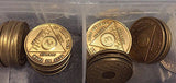 Bulk Lot Wholesale 100 Bronze AA Recovery Medallion Coin Alcoholics Anonymous Any Month & Year NA - RecoveryChip