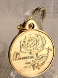 Women In Recovery Bronze Rose Serenity Prayer Key Chain Keychain Fob AA - RecoveryChip