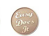 Easy Does It Serenity Prayer Bronze Recovery Medallion Coin Chip AA NA - RecoveryChip