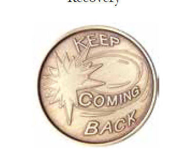 Keep Coming Back Swoosh Serenity Prayer Bronze Recovery Medallion Coin ...