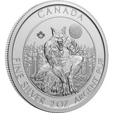2021 2 oz Canadian Werewolf Silver Coin BU