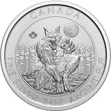 2021 2 oz Canadian Werewolf Silver Coin BU
