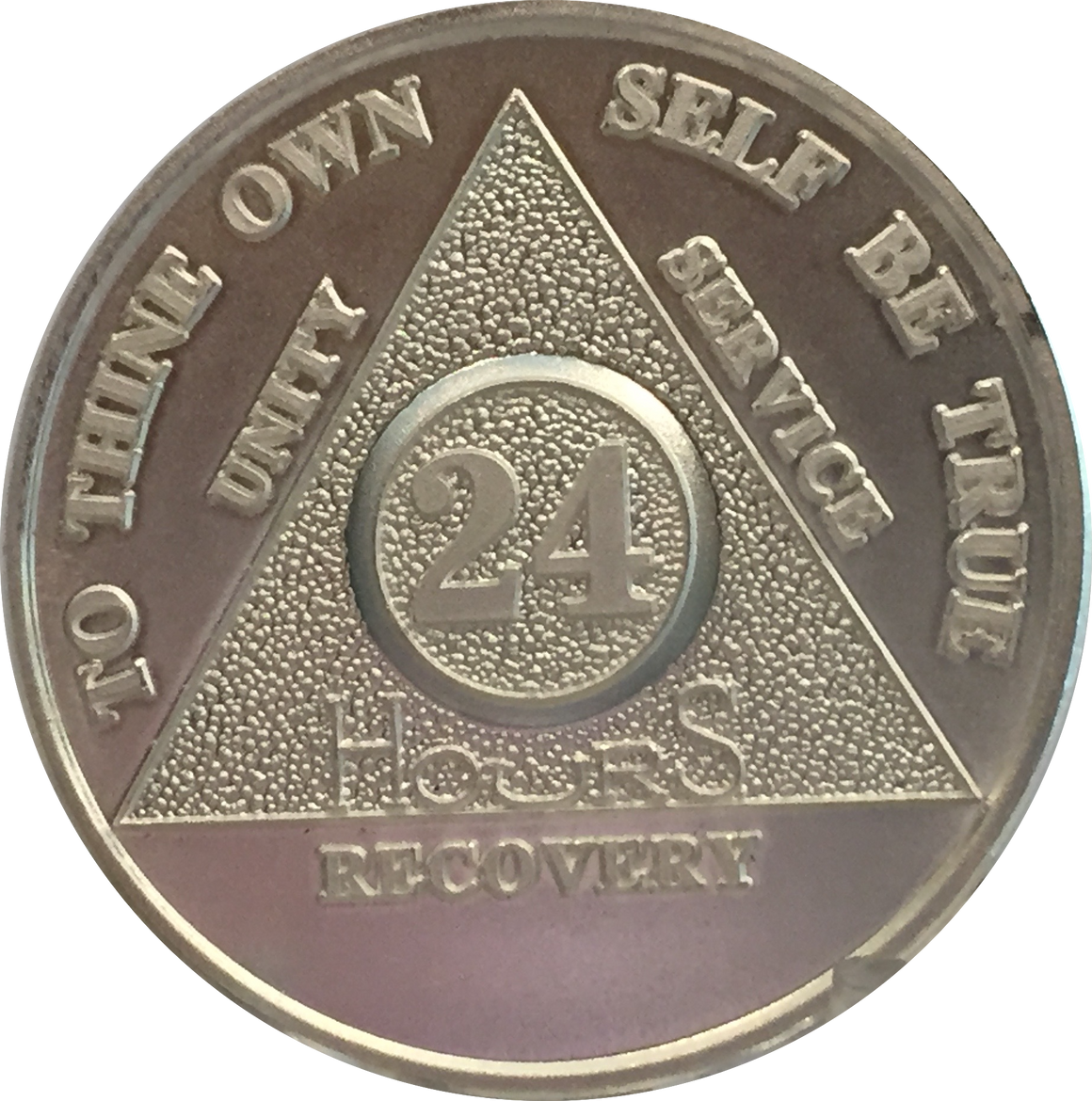 24 Hours .999 Fine Silver AA Medallion – RecoveryChip