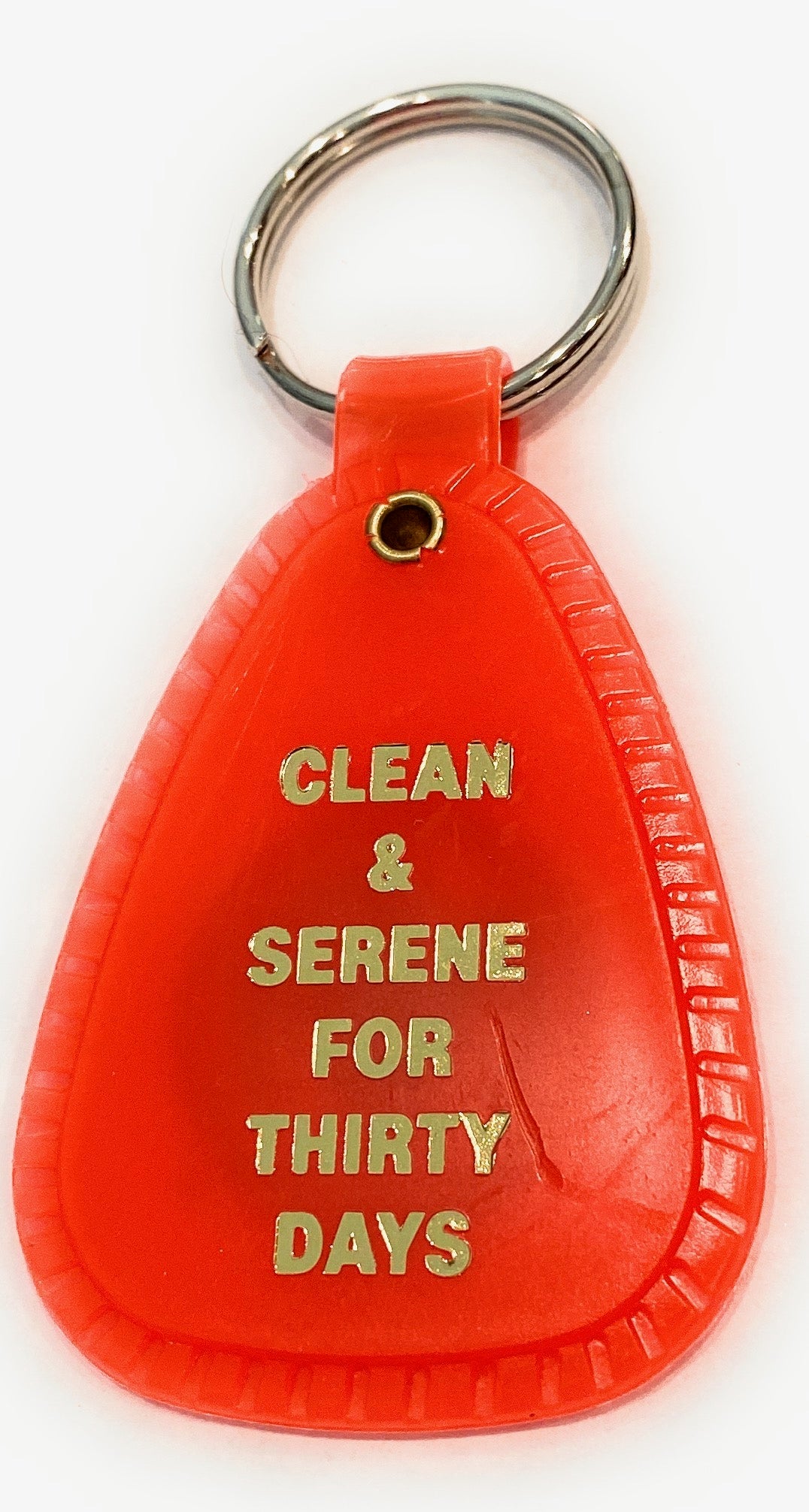 1 Month NA Keytag Orange Narcotics Anonymous Keychain 30 Days