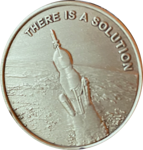 There is A Solution AA Rocketed Into A 4th Dimension Sobriety Chip