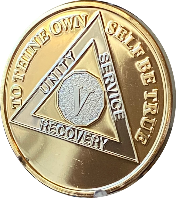 5 Year AA Medallion 1.5