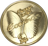 Change Is The Essence Of Life Bronze Butterfly Medallion Serenity Prayer Chip - RecoveryChip