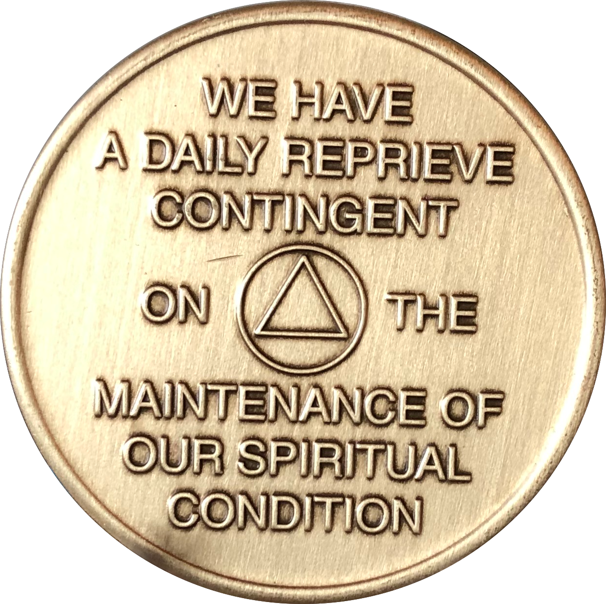 Step 10 Personal Inventory Daily Reprieve AA Sobriety Medallion Chip ...