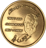 Bulk Lot Dr Bob Rx Prescription Bronze AA Founders Medallion Always Remember It Chip - RecoveryChip