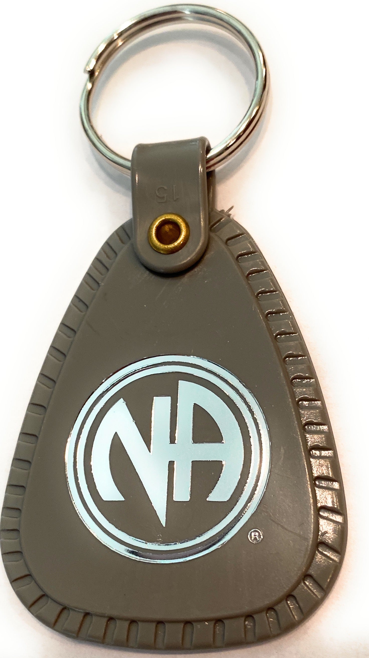☆nff☆ anonymous stuff key ring nff1 18 Month NA Keytag Gray Narcotics Anonymous Grey Keychain