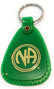 2 Month NA Keytag Green Narcotics Anonymous Keychain 60 Days Clean & Serene