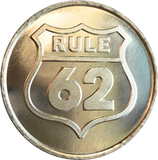 Rule 62 Aluminum Medallions Bulk Lot of 25 50 75 or 100 Sobriety Chips - RecoveryChip