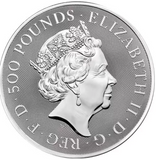 2021 1 Kilo British Fine Silver Queen’s Beast Completer Collection Coin (BU)