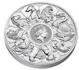 2021 1 Kilo British Fine Silver Queen’s Beast Completer Collection Coin (BU)