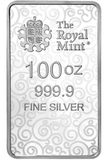 100 oz Great Britain The Great Engravers Collection Una and the Lion Silver Bar