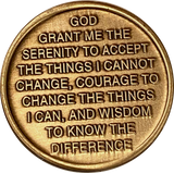 Butterfly One Day At A Time Medallion With Serenity Prayer