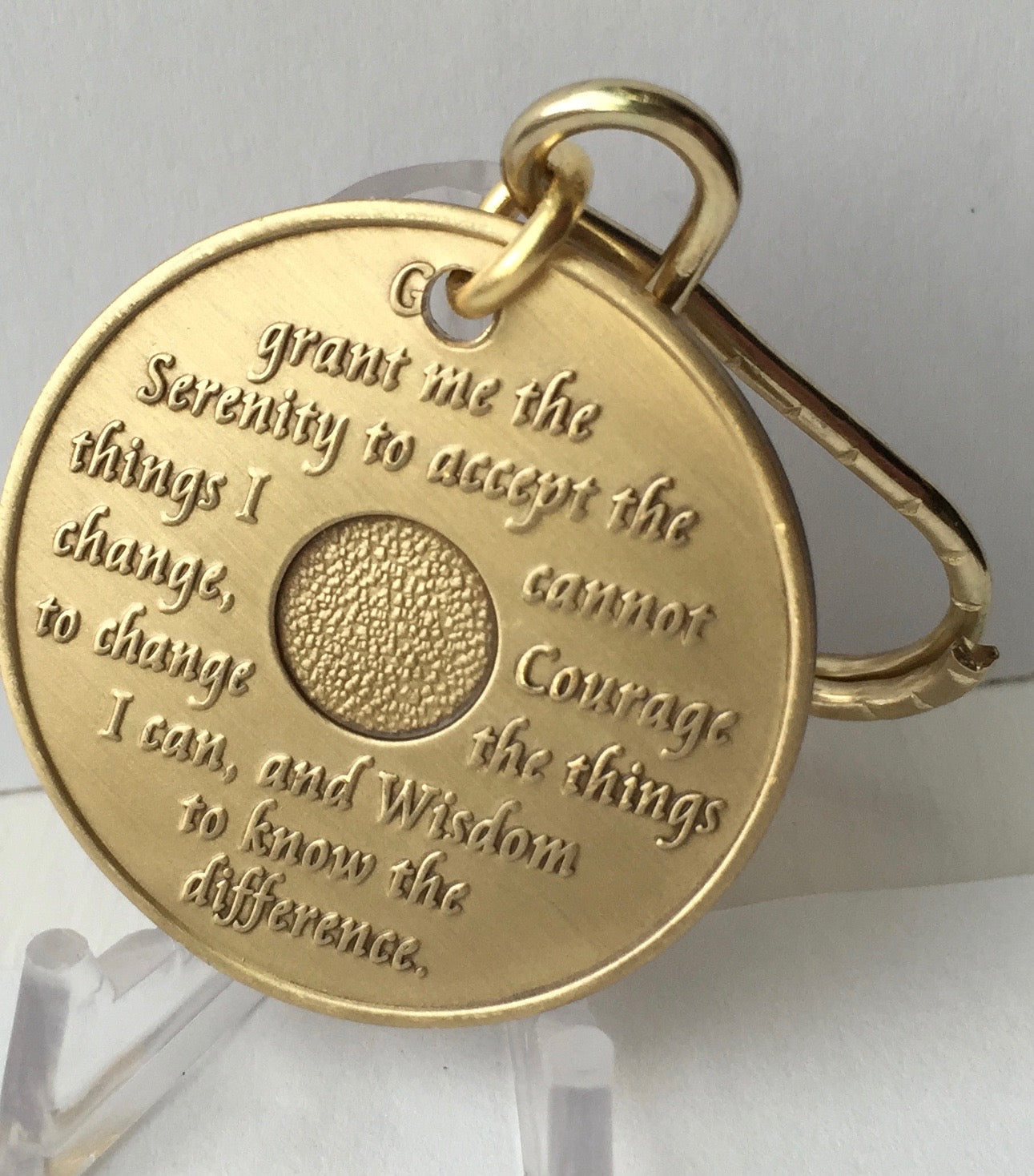 Aa Keychains AA Medallion Bronze Keychain Month 1 2 3 4 5 6 7 8 9 10 11 or 18 Keyta ...