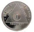 AA Medallion Nickel Plated Year 1 - 40