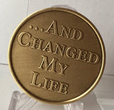 You Held Out Your Hand And Changed My Life - Bronze AA Medallion - RecoveryChip