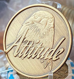 Attitude Every Day Matters Eagle Medallion Coin