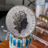 2021 Queen's Beast 2oz Fine Silver .999 White Greyhound Coin British Royal Mint