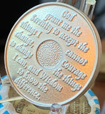 27 Year AA Medallion .999 Fine Silver Sobriety Chip .5oz