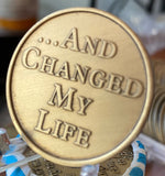 You Held Out Your Hand And Changed My Life Medallion Coin